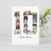 Foto collage nummer 10 kaart (Staand voorkant)