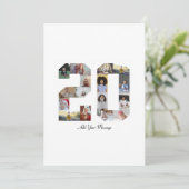 Foto collage nummer 20 aankondiging (Staand voorkant)