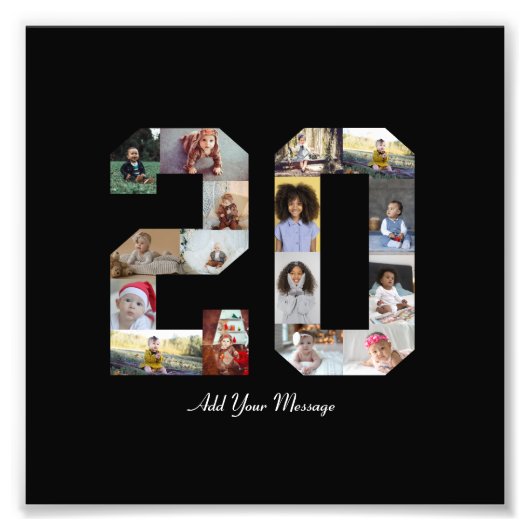 Foto-collage nummer 20 foto afdruk (Voorkant)