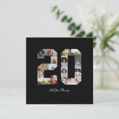 Foto-collage nummer 20 kaart (Staand voorkant)