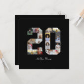 Foto-collage nummer 20 kaart (Voorkant / Achterkant in situ)