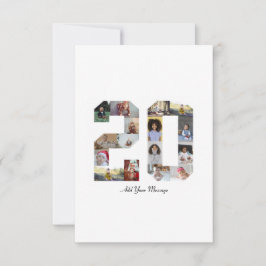 Foto-collage nummer 20 kaart