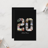 Foto-collage nummer 20 kaart (Voorkant / Achterkant in situ)