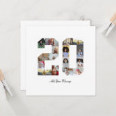 Foto-collage nummer 20 kaart (Voorkant / Achterkant in situ)