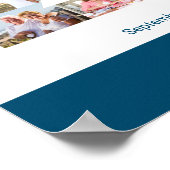 Foto Collage nummer 21 Aangepast 21ste verjaardag Poster (Hoek)