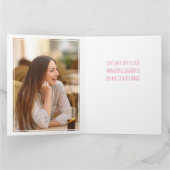 Foto Collage nummer 28 Roze 28e geboortedagkaart Kaart (Binnen)