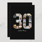 Foto collage nummer 30 aankondiging (Voorkant / Achterkant)