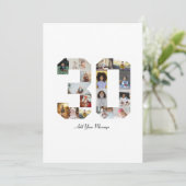 Foto collage nummer 30 aankondiging (Staand voorkant)