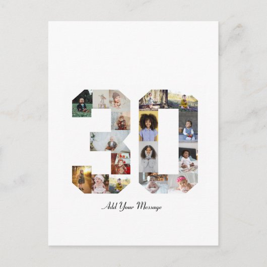 Foto-collage nummer 30 briefkaart (Voorkant)