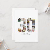 Foto-collage nummer 30 kaart (Voorkant / Achterkant in situ)