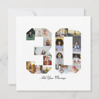 Foto-collage nummer 30 kaart