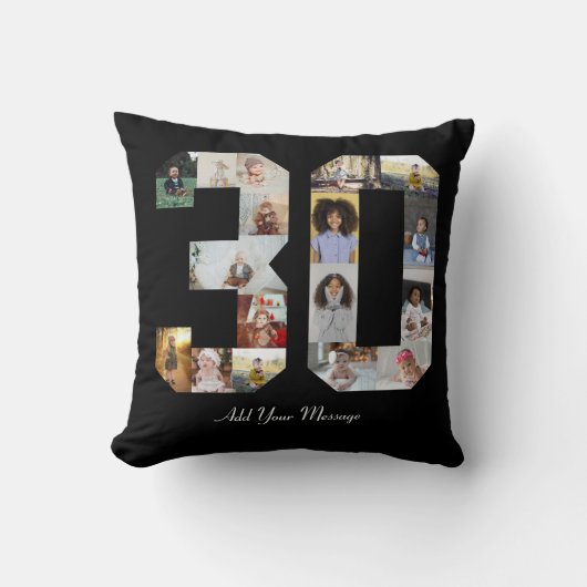 Foto-collage nummer 30 kussen (Voorkant)