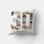 Foto collage nummer 30 kussen (Achterkant)