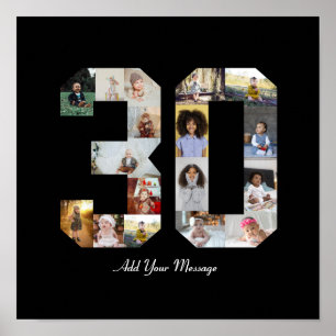 Foto-collage nummer 30 poster