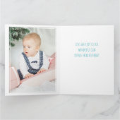 Foto Collage nummer 3 Jongen's derde verjaardag Kaart (Binnen)