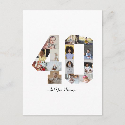 Foto-collage nummer 40 briefkaart (Voorkant)
