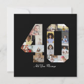 Foto collage nummer 40 feestdagenkaart (Voorkant)