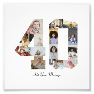 Foto-collage nummer 40 foto afdruk