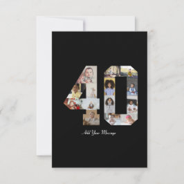 Foto-collage nummer 40 kaart