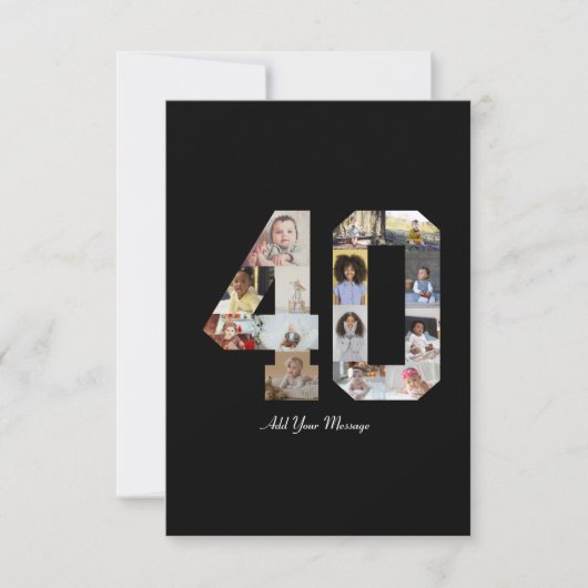 Foto-collage nummer 40 kaart (Voorkant)