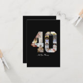 Foto-collage nummer 40 kaart (Voorkant / Achterkant in situ)