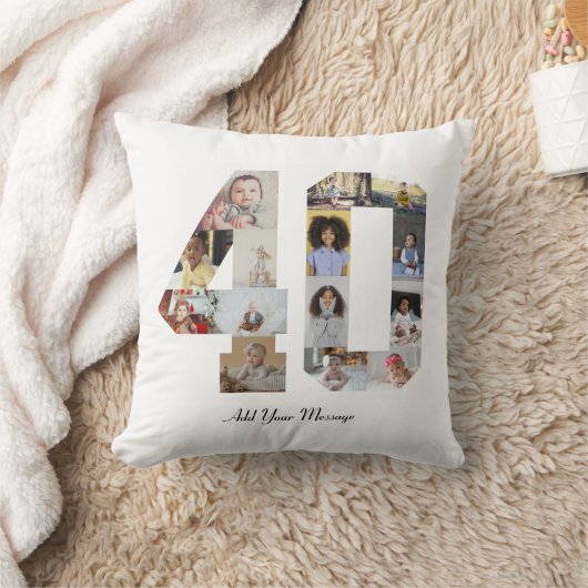 Foto collage nummer 40 kussen (Deken)
