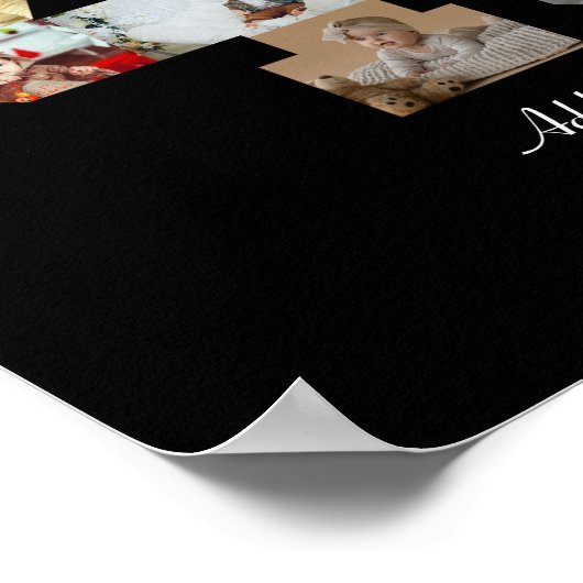 Foto-collage nummer 40 poster (Hoek)