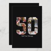 Foto-collage nummer 50 feestdagenkaart (Voorkant / Achterkant)