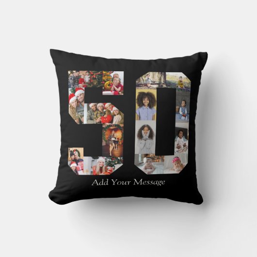 Foto-collage nummer 50 kussen (Voorkant)