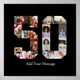 Foto-collage nummer 50 poster