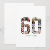 Foto collage nummer 60 aankondiging (Voorkant / Achterkant)