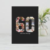 Foto-collage nummer 60 bedankkaart (Staand voorkant)