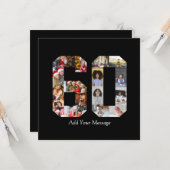 Foto-collage nummer 60 kaart (Voorkant / Achterkant in situ)