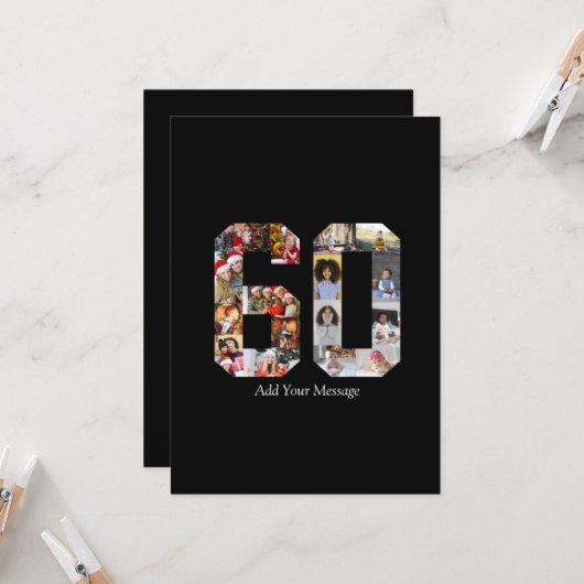 Foto collage nummer 60 kaart (Voorkant / Achterkant in situ)