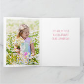 Foto Collage nummer 6 Girl's 6e Birthday Kaart (Binnen)