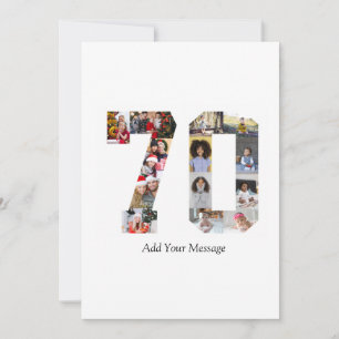 Foto collage nummer 70 bedankkaart