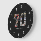 Foto-collage nummer 70 grote klok (Hoek)