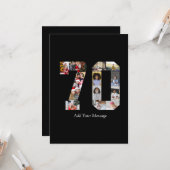 Foto-collage nummer 70 kaart (Voorkant / Achterkant in situ)