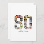 Foto-collage nummer 80 aankondiging (Voorkant / Achterkant)