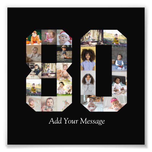 Foto Collage Nummer 80 Afdruk (Voorkant)
