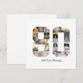 Foto-collage nummer 80 feestdagenkaart (Voorkant / Achterkant)