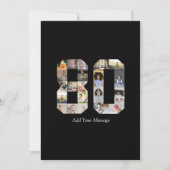 Foto-collage nummer 80 feestdagenkaart (Voorkant)