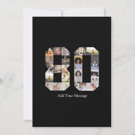 Foto-collage nummer 80 feestdagenkaart