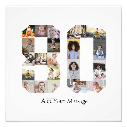 Foto-collage nummer 80 foto afdruk (Voorkant)