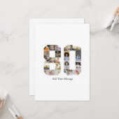 Foto-collage nummer 80 kaart (Voorkant / Achterkant in situ)