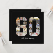 Foto Collage Nummer 80 Kaart (Voorkant / Achterkant in situ)