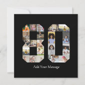 Foto Collage Nummer 80 Kaart (Voorkant)