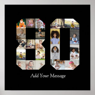 Foto collage nummer 80 poster