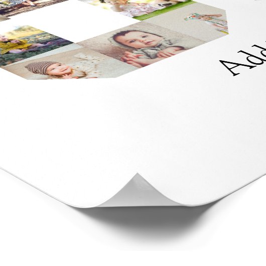 Foto-collage nummer 80 poster (Hoek)