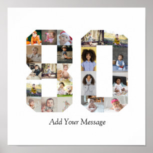 Foto-collage nummer 80 poster